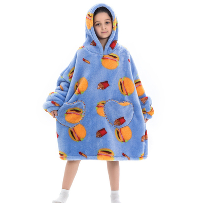comprare BSCI Anti Pilling coperte indossabili pigiami maglioni oversized pigri per bambini online manufacture