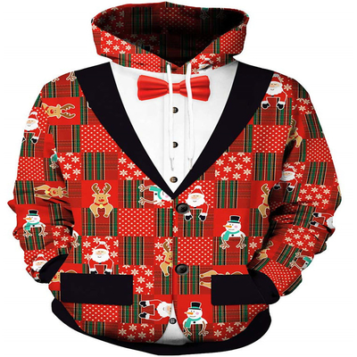 comprare Pullover con cappotto con maglia grafica manica lunga magliette con tasca online manufacture
