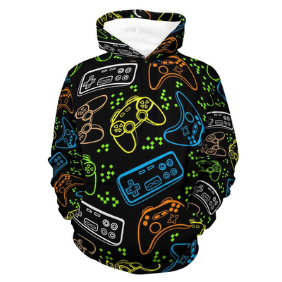 comprare Pullover da uomo con manica lunga Stampa 3D String Casual Fashion Pullover Sweatshirt con tasca grande online manufacture