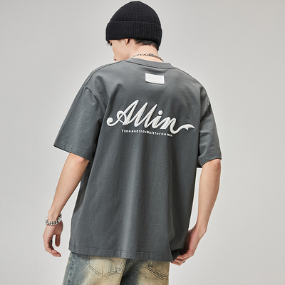 Stampa su misura a sfera con colletto spessore T-shirt a sublimazione morbida Pesante