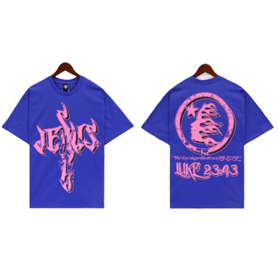 Unisex 3D Digital Sublimation Printing T-Shirt Abbigliamento Hip Hop Per Rapper Americano