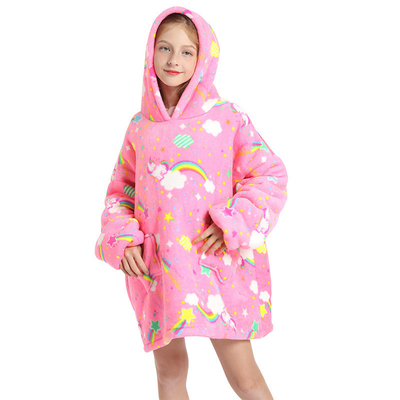 Moda Comodo Bambini Pigiama con cappuccio Pigiama con copertura indossabile