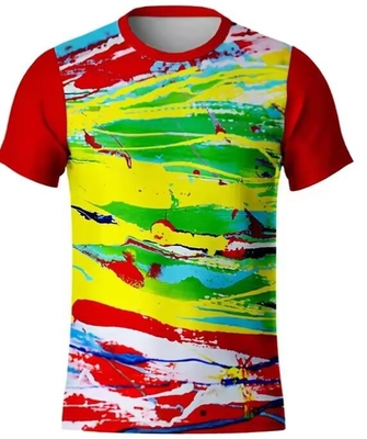 Magliette stampate su sublimazione con logo personalizzato O-Neck