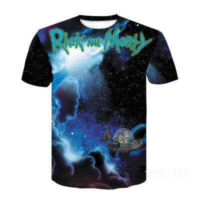 OEM ODM Luxury Custom Short Sleeve T-Shirt Maschile T-Shirt grafico di grandi dimensioni