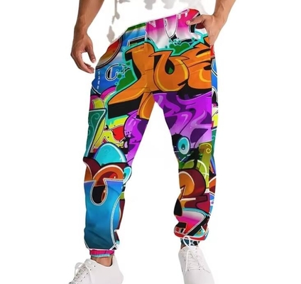 Stampa completa Sublimazione Strada Sweatpants maschile in grandi dimensioni