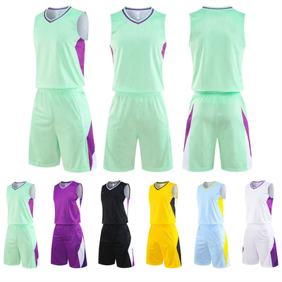 Costume da basket Campo di allenamento da basket all'aria aperta Vesticolo traspirante ad assorbimento del sudore